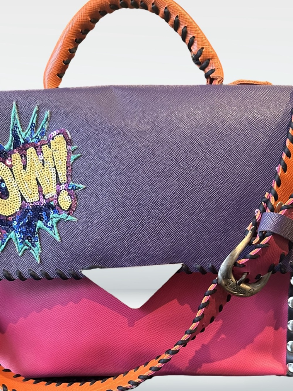 Garbage En Leather Bag Italy new
